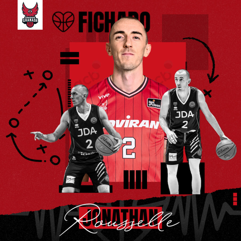 El Coviran Granada anuncia el fichaje de Jonathan Rouselle. Imagen: https://fundacioncbgranada.es/