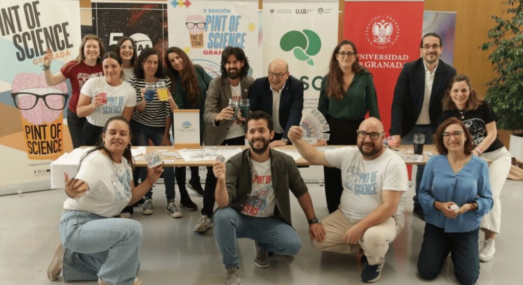 Pint of Science organiza 18 charlas de divulgación científica en los bares de Granada. Imagen: https://canal.ugr.es/