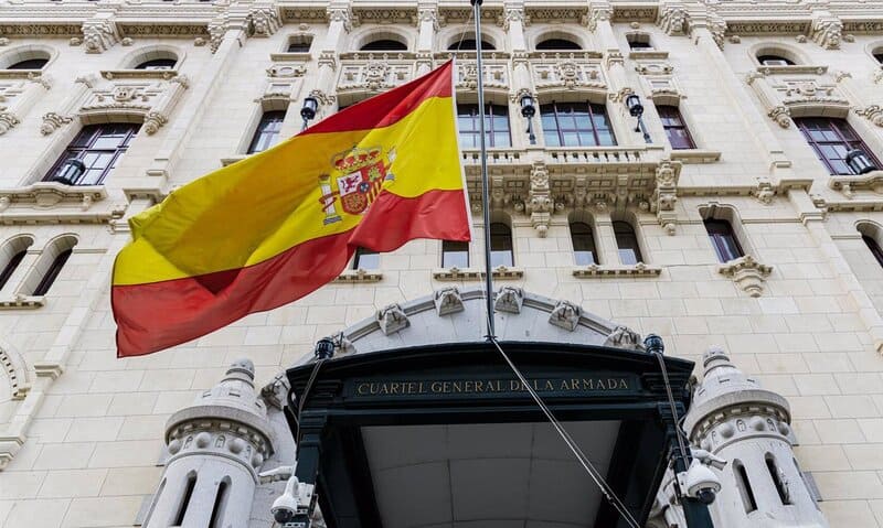 PP plantea actividades educativas y culturales para reivindicar al marino Álvaro de Bazán en su 500 aniversario Archivo - Entrada del Cuartel General de la Armada, a 1 de abril de 2023, en Madrid, (España). - Carlos Luján - Europa Press - Archivo