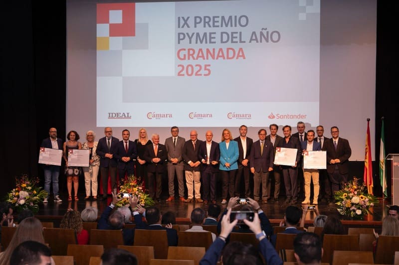 Premios Pyme del Año 2025 de Granada. Imagen: https://x.com/CCGranada