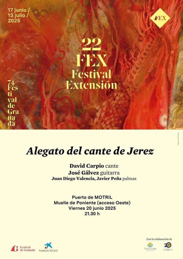 Cartel del espectáculo 'Alegato del cante de Jerez'.