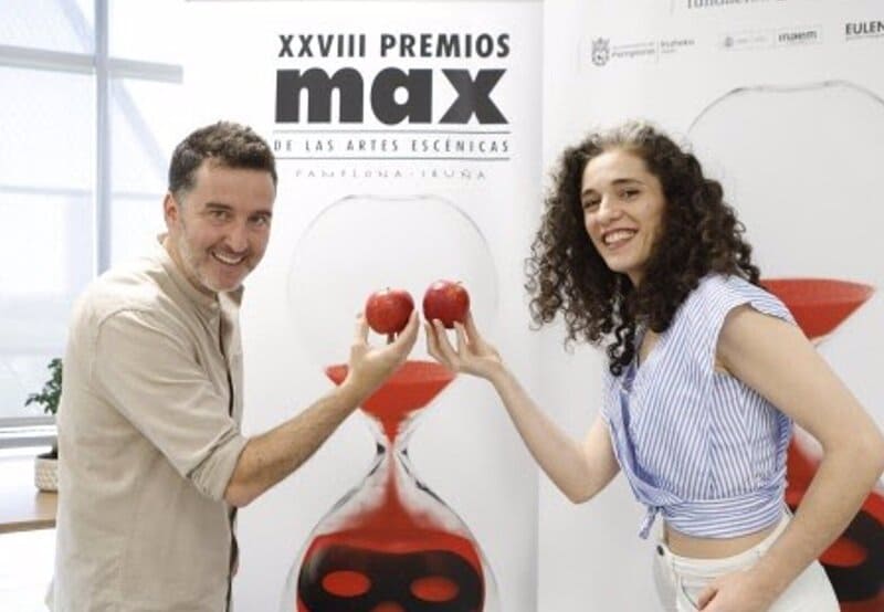 La cultura granadina celebra sus nominaciones a los Premios Max 2025 El actor Juan Vinuesa y la coreógrafa y bailarina Sara Jiménez - J.A. DE LAMADRID / FUNDACIÓN SGAE