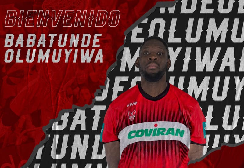 El pívot Babatunde Olumuyiwa, tercer fichaje del Coviran Granada para la próxima temporada Babatunde Olumuyiwa, tercer fichaje del Coviran Granada. Imagen: Fundación CB Granada