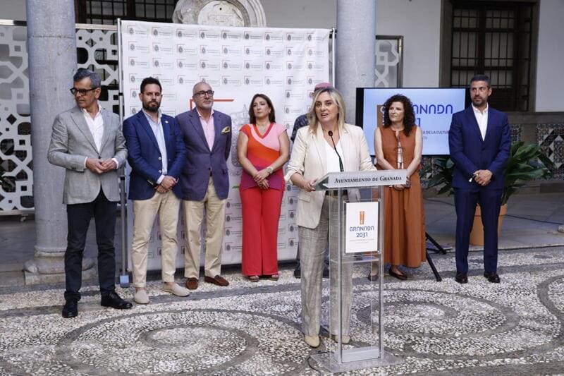 Granada «cumple un anhelo del sector cultural» y recupera el Festival Internacional Cines del Sur Marifrán Carazo, alcaldesa de Granda, durante la presentación del Festvial Cines del Sur. Imagen: Ayuntamiento de Granada