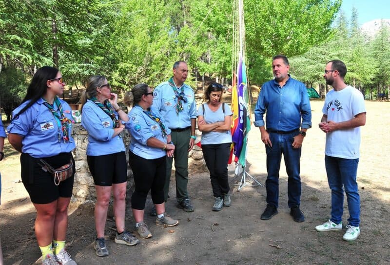 La provincia de Granada cuenta este verano con tres zonas de acampada controlada en espacios naturales Visita de la Junta a la ZAC de Florencia en el Parque Natural Sierra de Huétor - JUNTA