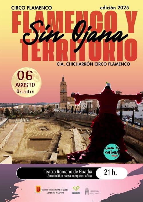 Cartel 'Flamenco y Territorio' 2025. - AYUNTAMIENTO DE GUADIX