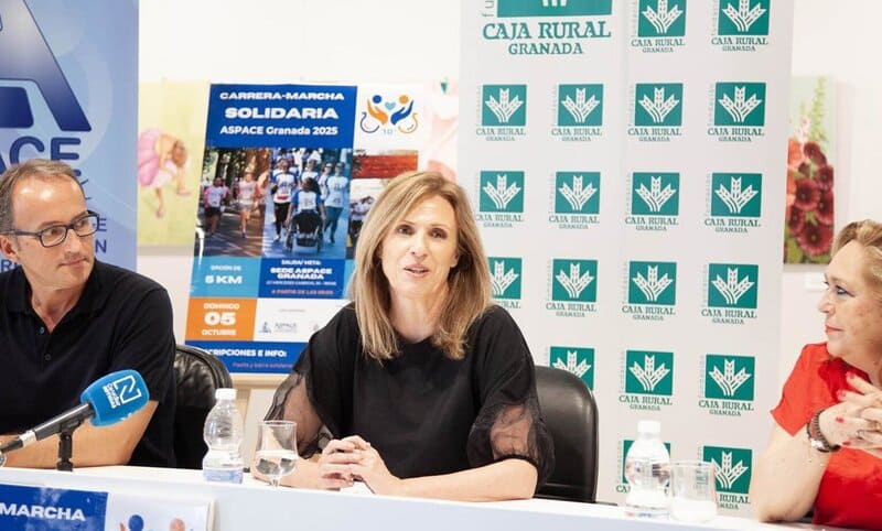 Fundación Caja Rural Granada renueva como patrocinadora de la Carrera-Marcha Solidaria de Aspace Archivo - Fundación Caja Rural Granada acoge la presentación de la Carrera-Marcha solidaria de Aspace. - FUNDACIÓN CAJA RURAL GRANADA - Archivo