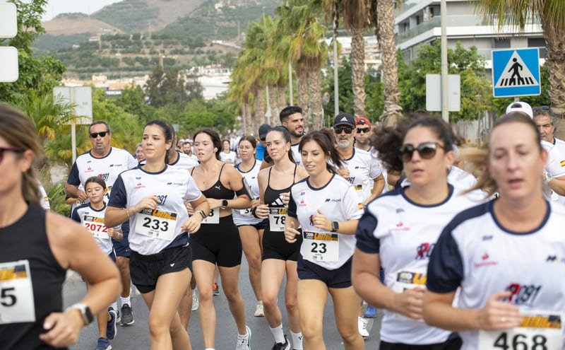 I Edición de la carrera solidaria 'Ruta 091' en las calles de Motril. Imagen: Policía Nacional
