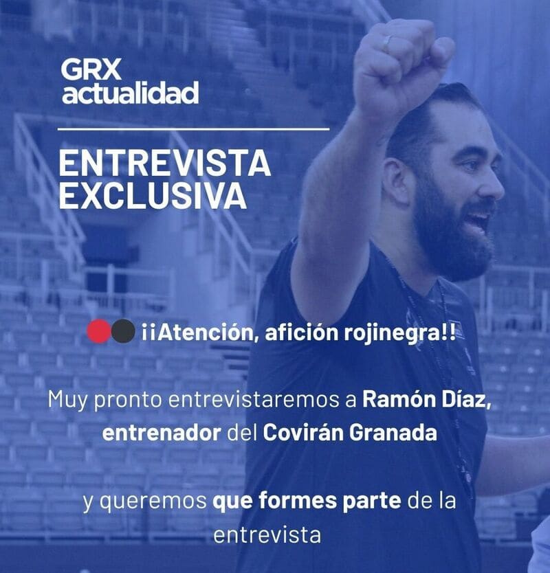 Entrevista excusiva a Ramón Díaz, entrenador del Coviran Granada. Imagen: Esther Falcón