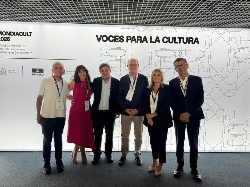 Granada afianza su liderazgo tecnológico y cultural en Mondiacult 2025 La alcaldesa de Granada, Marifrán Carazo (2d), ha asistido a Mondiacult 2025 - AYUNTAMIENTO DE GRANADA