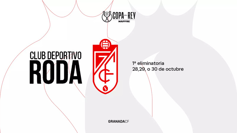El CD Roda será primer rival del Granada CF en la Copa del Rey El CD Roda, primer rival del Granada CF en la Copa del Rey. Imagen: https://www.granadacf.es/
