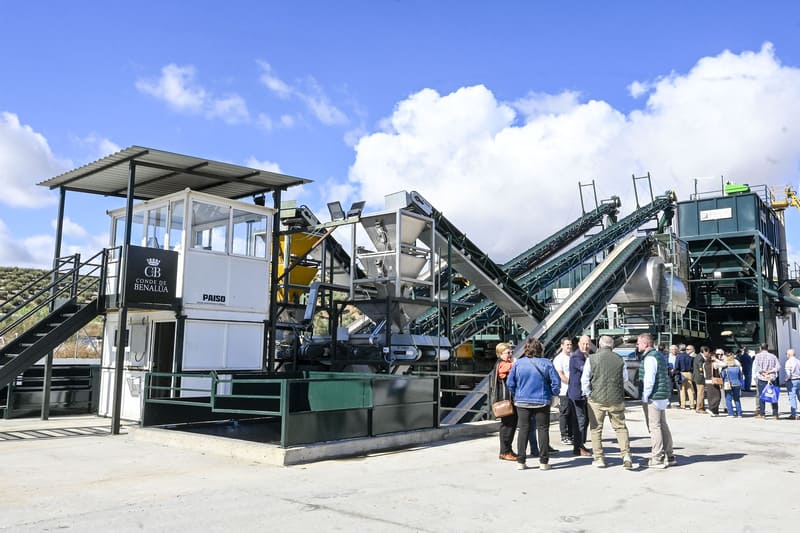 Instalaciones de la almazara de Conde de Benalúa S.C.A. en Deifontes