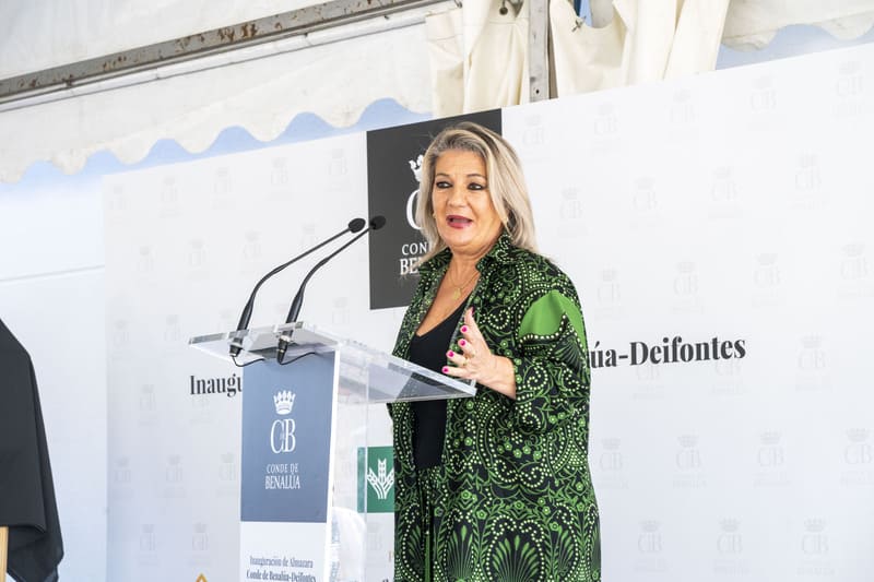 La delegada territorial de Agricultura de la Junta de Andalucía en Granada, Carmen Lidia Reyes, durante su intervención
