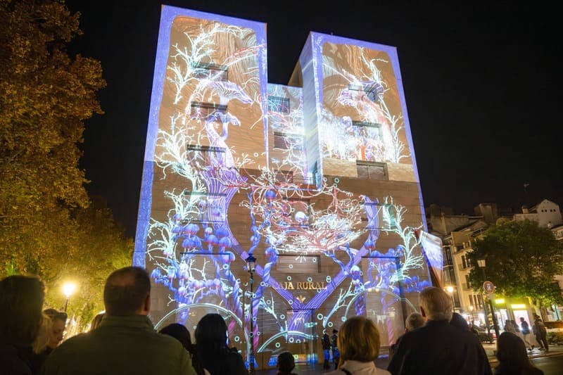 Fundación Caja Rural Granada estrena este sábado su videomapping navideño en el edificio Zaida