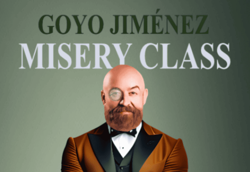 Goyo Jiménez vuelve a Granada con su nuevo monólogo ‘Misery Class’