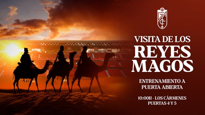 El Granada CF realizará el cinco de enero un entrenamiento a puerta abierta que visitarán los Reyes Magos El Granada CF realizará el cinco de enero un entrenamiento a puerta abierta que visitarán los Reyes Magos. Imagen: https://www.granadacf.es/