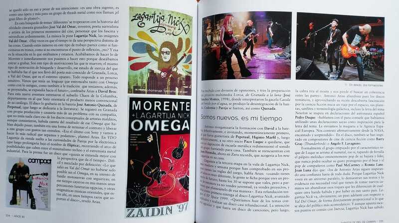 Páginas del libro 'Zapatos de piel de caimán'. Imagen: The Border Line Music