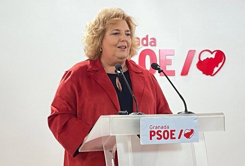 El PSOE califica de «despilfarro» que la Diputación de Granada «gaste 14.300 euros en una rueda de prensa» Fátima Gómez, del PSOE, en imagen de archivo - PSOE - Archivo