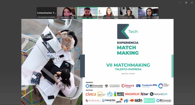 VII Experiencia Matchmaking Talento–Empresa. Imagen: Fundación PTS Granada