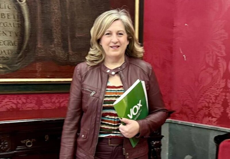 Vox critica que los granadinos «pierden 171 plazas de aparcamiento» tras las obras en cinco calles La portavoz de Vox, Beatriz Sánchez Agustino. - VOX