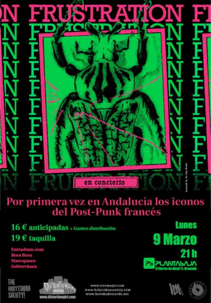 Frustration aterriza en Granada: post-punk francés en Planta Baja - Sala Planta Baja