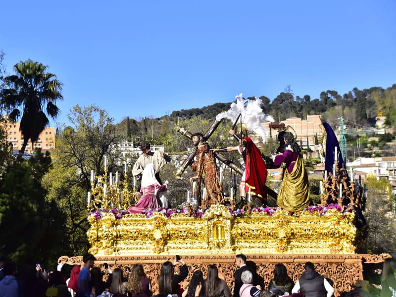 Venerable Hermandad de Caridad del Santísimo Cristo del Trabajo y Nuestra Señora de la Luz. Imagen: Antonio Odriozola