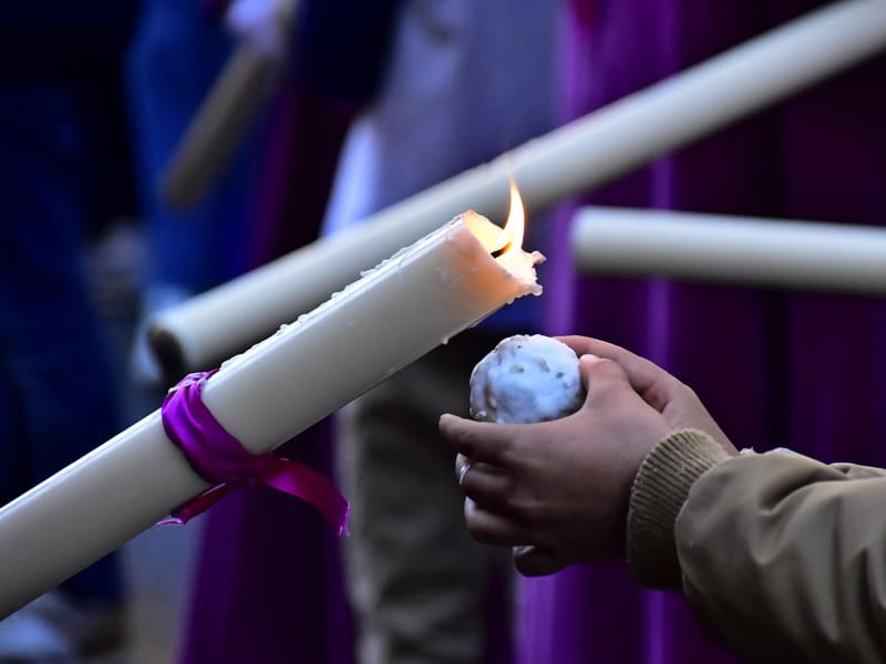 Procesión de la Cofradía de Nuestro Padre Jesús del Rescate. Imagen: Antonio Odriozola