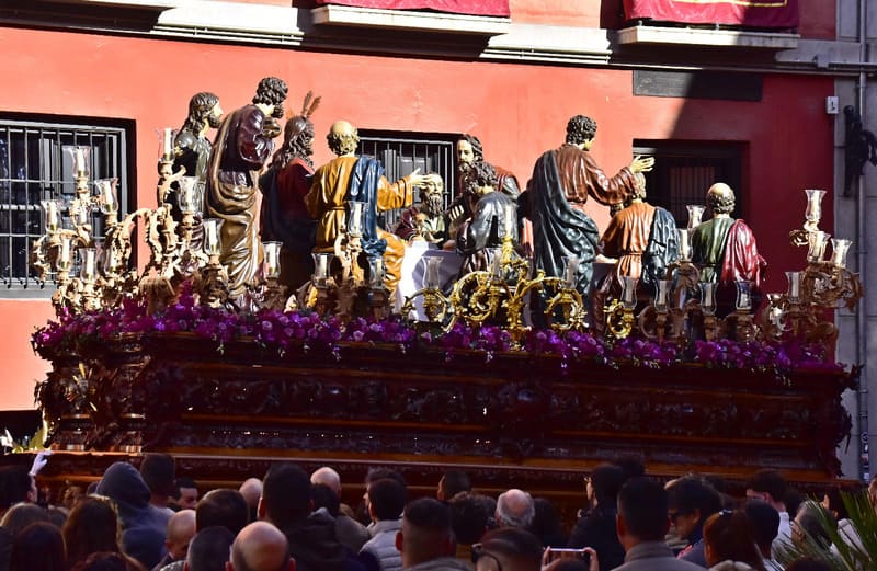 Cofradía de la Santa Cena y María Santísima de la Victoria. Imagen: Antonio Odriozola