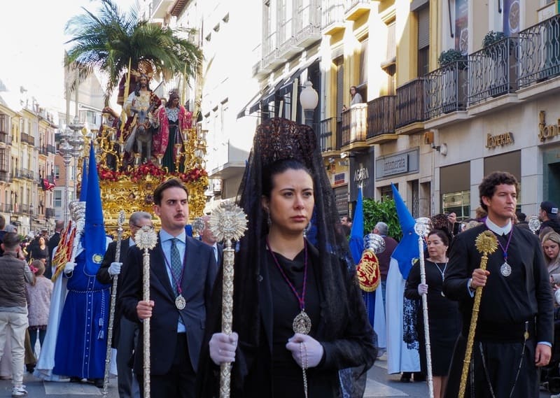 Cofradía de la Entrada de Jesús en Jerusalén y Nuestra Señora de la Paz. Imagen: Manuel Alejandro Guzmán Úbeda