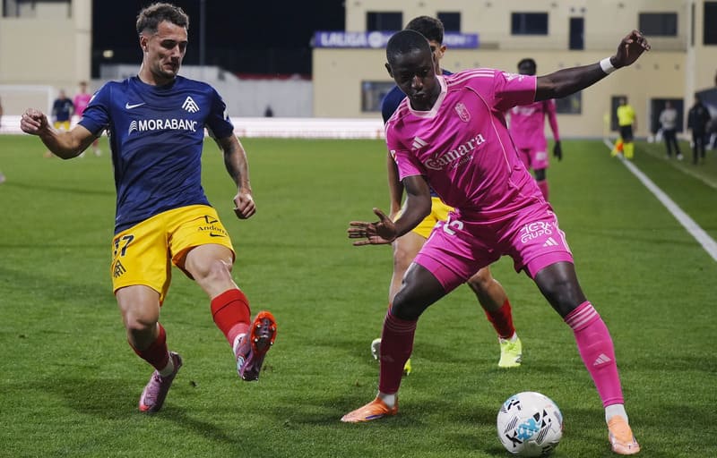 Dónde y cómo ver por TV el Granada CF – FC Andorra Baïla Diallo durante el partido de ida - GCF