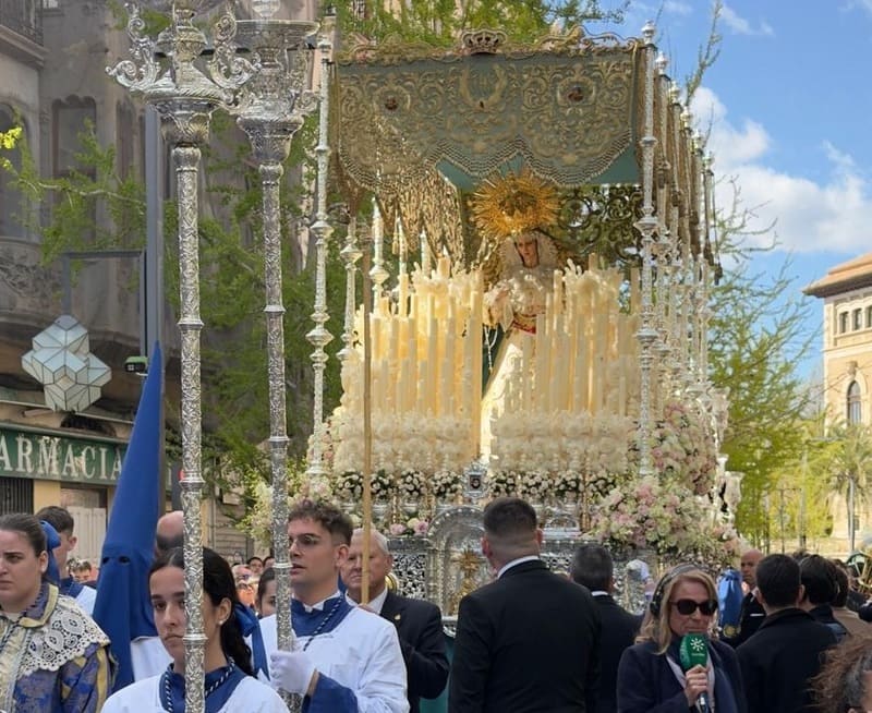 Cofradía de la Entrada de Jesús en Jerusalén y Nuestra Señora de la Paz. Imagen: Luis M. Guzmán