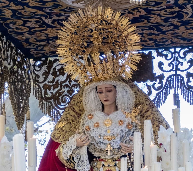 Venerable Hermandad de Caridad del Santísimo Cristo del Trabajo y Nuestra Señora de la Luz. Imagen: Manuel Alejandro Guzmán Úbeda