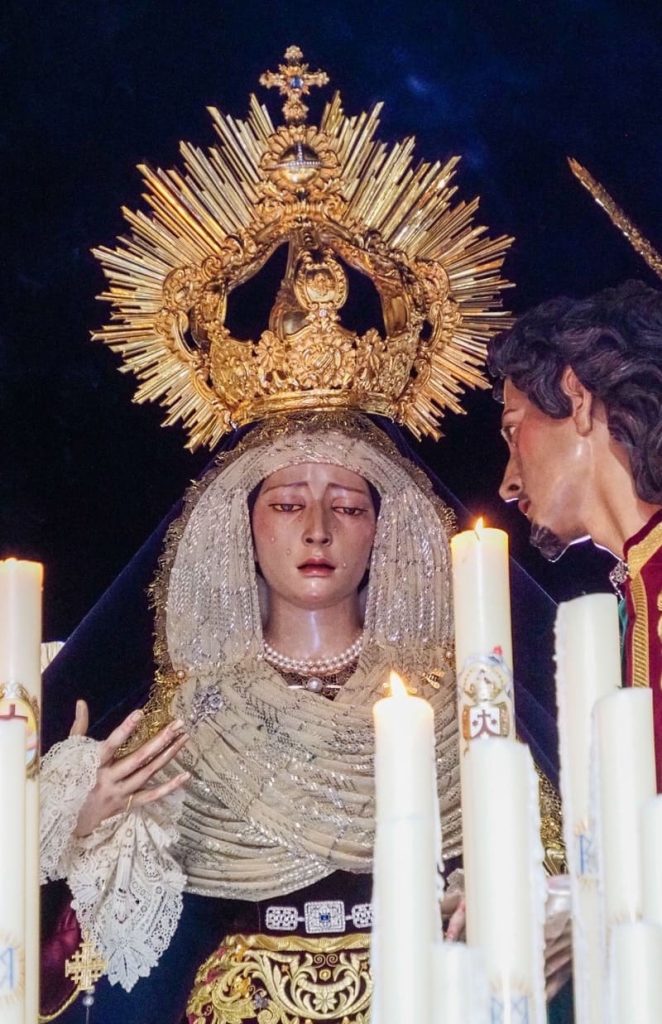 María Santísima del Dulce Nombre y San Juan Evangelista. Imagen: Manuel Alejandro Guzmán Úbeda