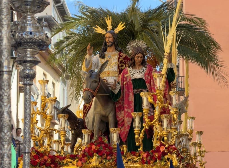Cofradía de la Entrada de Jesús en Jerusalén y Nuestra Señora de la Paz. Imagen: Luis M. Guzmán