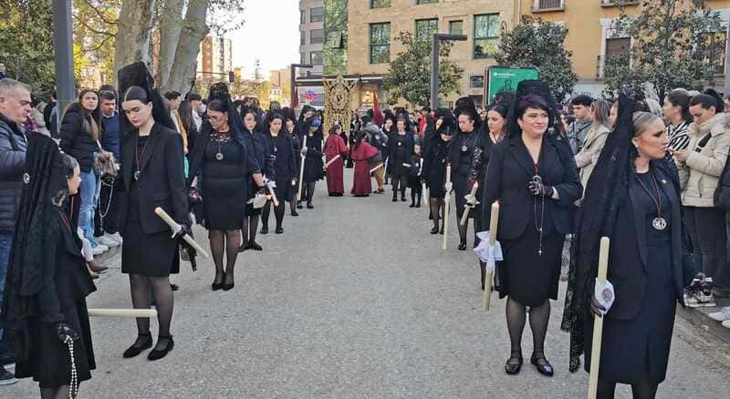 Semana Santa 2026 en Granada: procesión del Trabajo y La Luz Venerable Hermandad de Caridad del Santísimo Cristo del Trabajo y Nuestra Señora de la Luz. Imagen: Manuel Alejandro Guzmán Úbeda