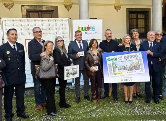El centenario de la Federación de Cofradías de Granada, protagonista del cupón de la ONCE del 6 de abril