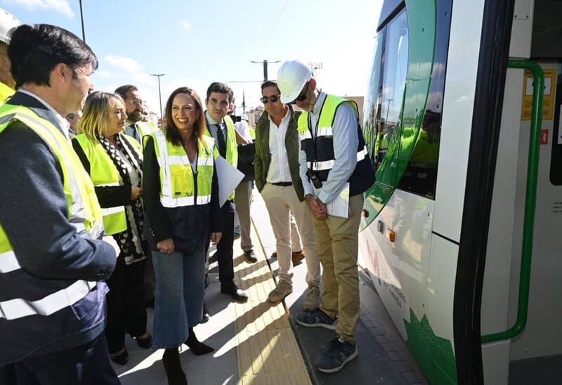 Concluyen sin incidencias las pruebas en la prolongación del Metro de Granada hacia Churriana y Ls Gabias