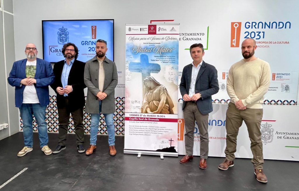 Presentación del concierto “Stabat Mater”. Imagen: Ayuntamiento de Granada.