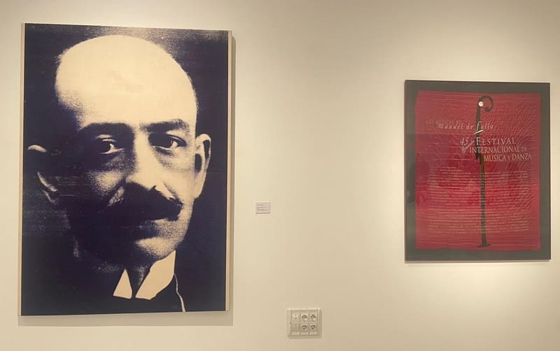 La exposición ‘Manuel de Falla, Una mirada actual’ puede visitarse en la sala de exposiciones temporales del Centro Cultural CajaGranada hasta el próximo 19 de julio. Imagen: Isa Sevilla