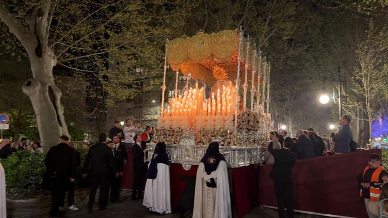 Muy Antigua, Real e Ilustre Hermandad de Nuestro Padre Jesús de las Tres Caídas y Nuestra Señora del Rosario en sus Misterios Dolorosos. Imagen: Luis M. Guzmán