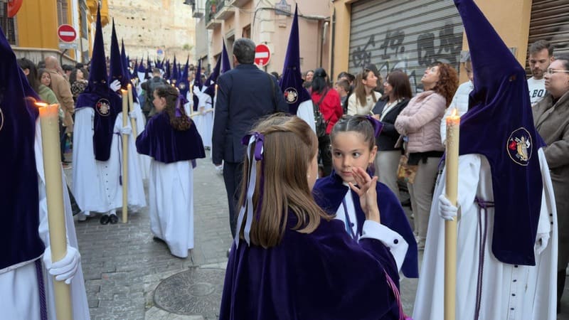 Muy Antigua, Real e Ilustre Hermandad de Nuestro Padre Jesús de las Tres Caídas y Nuestra Señora del Rosario en sus Misterios Dolorosos. Imagen: Luis M. Guzmán