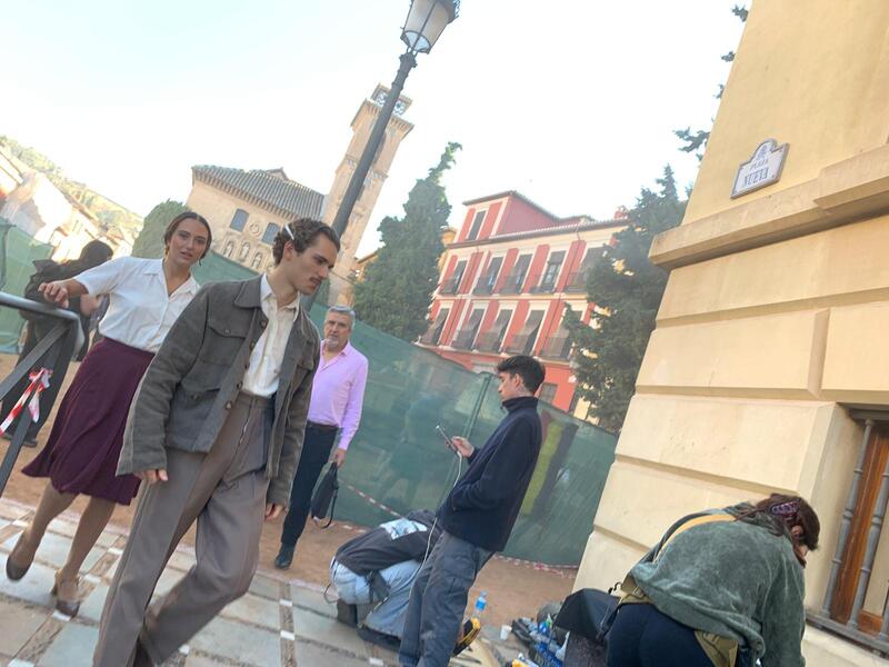 Grabación en Plaza Santa Ana - GRX Actualidad