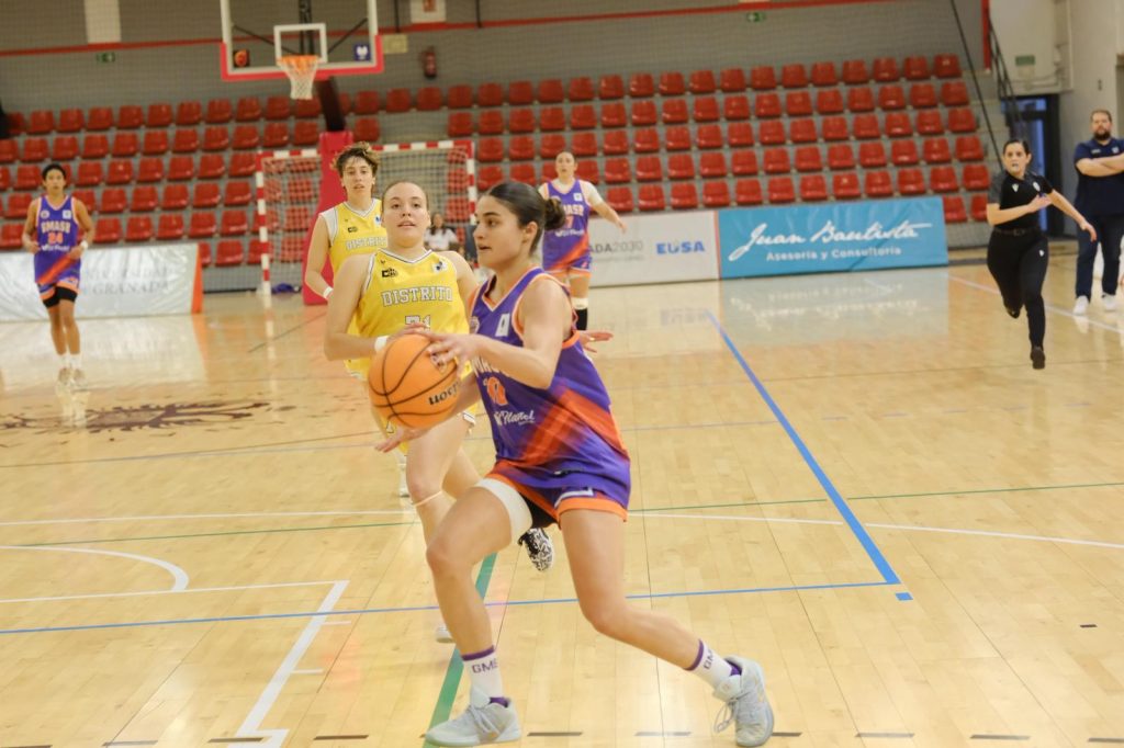 Imagen de un partido anterior de las moradas - Prensa GMASB