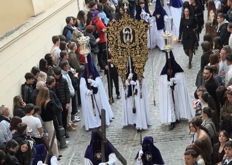 Muy Antigua, Real e Ilustre Hermandad de Nuestro Padre Jesús de las Tres Caídas y Nuestra Señora del Rosario en sus Misterios Dolorosos. Imagen: Luis M. Guzmán