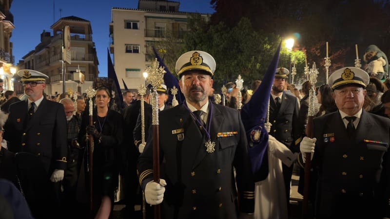 Muy Antigua, Real e Ilustre Hermandad de Nuestro Padre Jesús de las Tres Caídas y Nuestra Señora del Rosario en sus Misterios Dolorosos. Imagen: Luis M. Guzmán