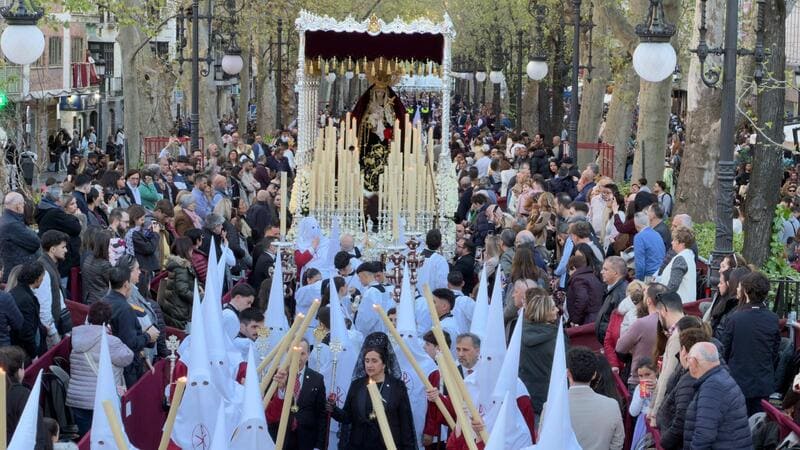 Nuestro Señor de la Meditación y María Santísima de los Remedios, Reina y Madre de los Estudiantes. Imagen: Luis M. Guzmán