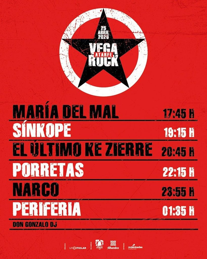 Cartel del Atarfe Vega Rock 2026