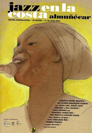 Cartel del 39 Festival Jazz en la Costa.
- AYUNTAMIENTO DE ALMUÑÉCAR