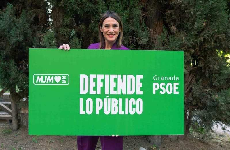 Olga Manzano, candidata del PSOE en la provincia de Granada para las próximas elecciones andaluzas. Imagen: PSOE Granada