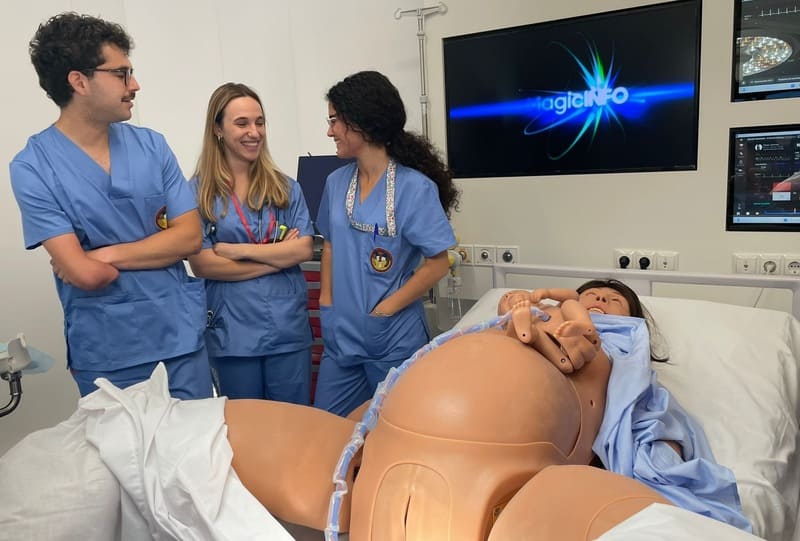 Nuevo laboratorio de ecografía con realidad virtual. Imagen: Isa Sevilla
